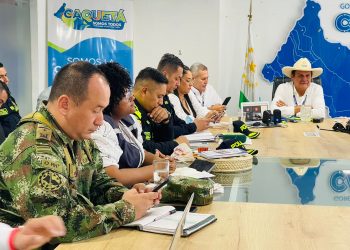 Gobernador del Caquetá realizó Consejo Ampliado de Seguridad, por la situación de Alto Orteguaza.