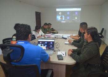 Alcalde Jair Díaz Díaz presidió consejo extraordinario de seguridad este 11 de marzo en El Doncello.