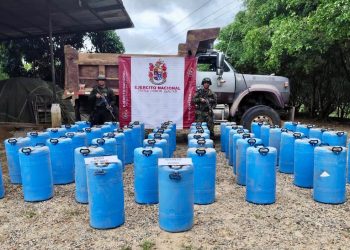 Ejército incautó cargamento de ácido sulfúrico en el municipio de San José del Fragua