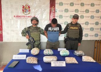CAPTURADO HOMBRE QUE TRANSPORTABA MÁS DE 9 KILOS DE BASE DE COCAINA.