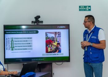 DELEGADOS DE LA ORGANIZACIÓN PANAMERICA DE SALUD, SATISFECHA CON RESULTADOS DEL PAI EN CAQUETÁ.