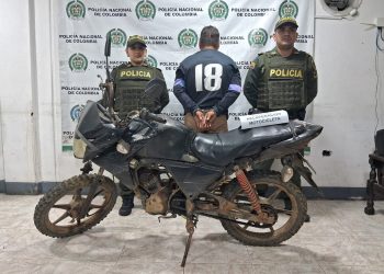 CAPTURADO MOTOCICLISTA SINDICADO POR EL DELITO DE RECEPTACIÓN.