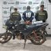CAPTURADO MOTOCICLISTA SINDICADO POR EL DELITO DE RECEPTACIÓN.