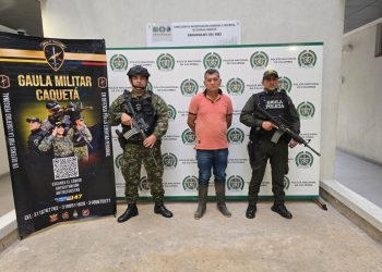 LA POLICÍA CAPTURÓ A PRESUNTO INTEGRANTE  DE LAS DISIDENCIAS DE LAS FARC Y UN TRAFICANTE DE ESTUPEFACIENTES.