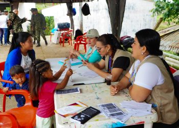 BRIGADA INTERINSTITUCIONAL LLEGÓ A TRONCALES, EN SAN VICENTE DEL CAGUÁN.
