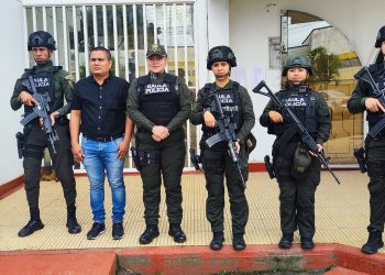 EL GAULA DE LA POLICÍA REALIZÓ JORNADA DE CONTRA LA EXTORSIÓN EN EL DONCELLO.