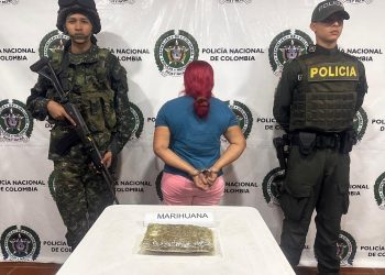 CAPTURADA MUJER QUE EXPENDÍA MARIHUANA EN LA MONTAÑITA, CAQUETÁ.