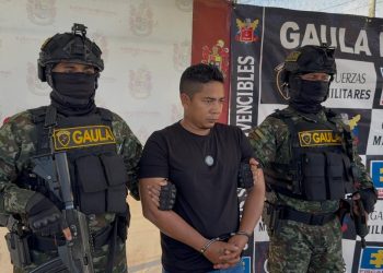 EL GAULA DEL EJÉRCITO CAPTURÓ A ALIAS EL ENANO EN EL CENTRO POBLADO DE BERLÍN DE EL DONCELLO, CAQUETÁ