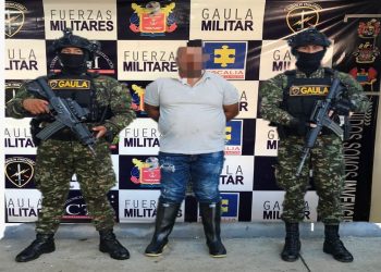 EL GAULA DEL EJÉRCITO Y LA POLICÍA, CAPTURARON A ALIAS CHIQUITÍN.