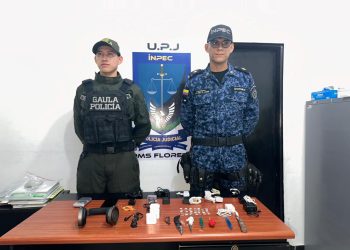 PERSONAL DEL GAULA DE LA POLICÍA INTERVINO LA CÁRCEL EL CUNDUY, EN FLORENCIA, CAQUETÁ.