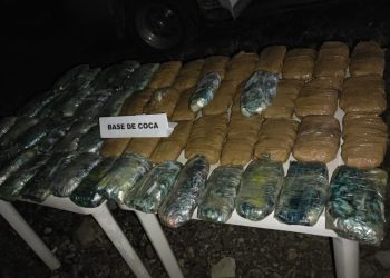 EL EJÉRCITO INTERCEPTÓ UN VEHÍCULO EN EL MUNICIPIO DE PIAMONTE, CAUCA, EN EL QUE ERAN TRANSPORTADOS 39 KILOGRAMOS DE PASTA BASE DE COCA.