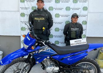 LA POLICÍA RECUPERÓ DOS MOTOCICLETAS EN CAQUETÁ.