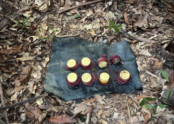 EL EJÉRCITO NACIONAL DESTRUYÓ 13 DISPOSITIVOS EXPLOSIVOS EN CAQUETÁ.